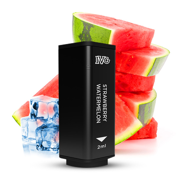 2x IVG 2400 4 Pod System Prefilled Pod - Watermelon Ice 20mg/ml