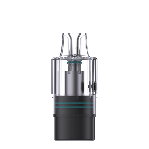 Uwell Nchku 10000 Ersatz-Pod, transparenter Nachfüllpod mit schwarzem Sockel, Einzelansicht