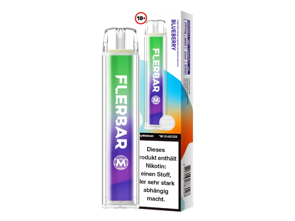 Flerbar M Einweg E-Zigarette - Blueberry