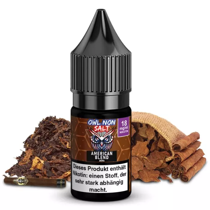 OWL Non-Salt - American Blend - 10ml Liquid