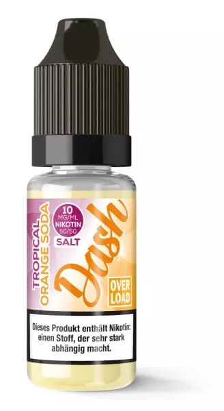 Dash Overload - Tropical Orange Soda - 10ml Nikotinsalz Liquid