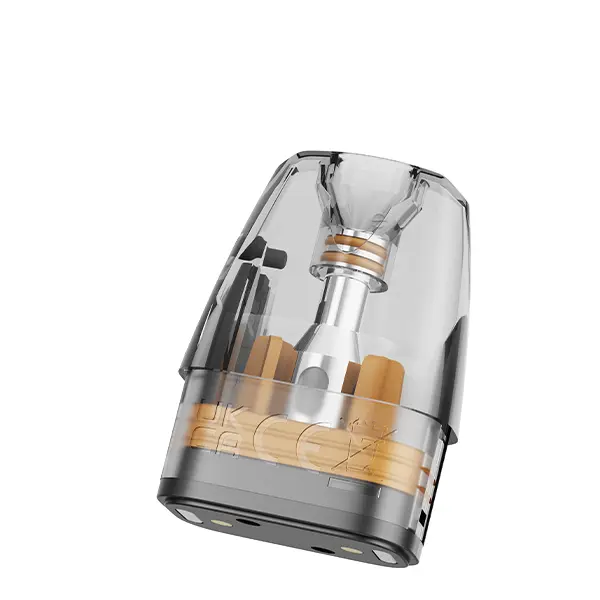 Innokin Foretex Ersatz-Pod – transparenter Pod mit sichtbarem Coil und goldfarbenem Kontakt, Einzelansicht