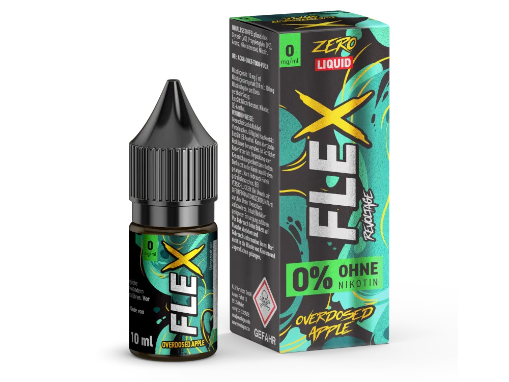 Flex - Overdosed Apple 10ml Nikotinsalz Liquid