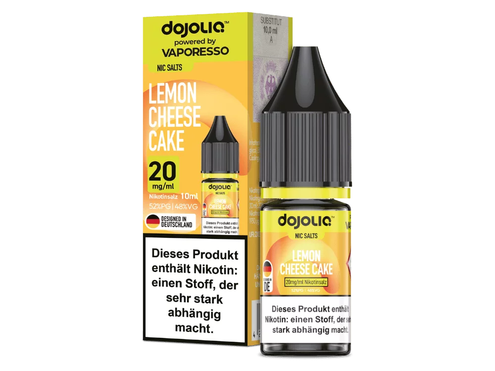Dojoliq - Lemon Cheese Cake - 10ml Nikotinsalz Liquid