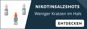 Nikotinsalzshots mit einer Größe von 10ml. 
