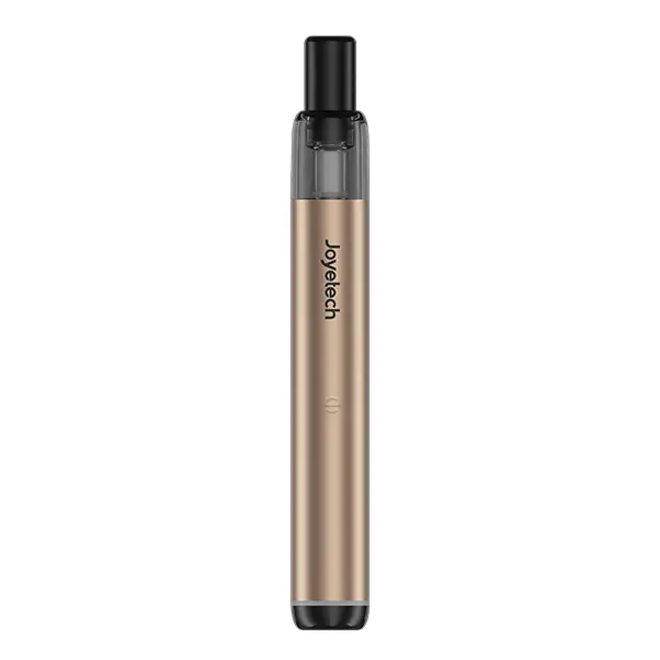 Joyetech eRoll Slim Pro Easy Kit in Champagner-Gold, schlankes Stift-Design, Frontansicht