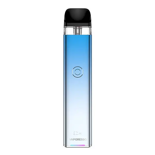 Vaporesso XROS 3 Pod Kit E-Zigarette in Blau-Verlauf, schlankes Gerät mit aufgestecktem Pod