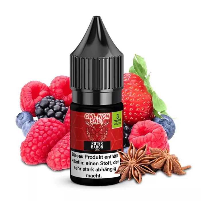 OWL Non-Salt - Roter Baron - 10ml Liquid