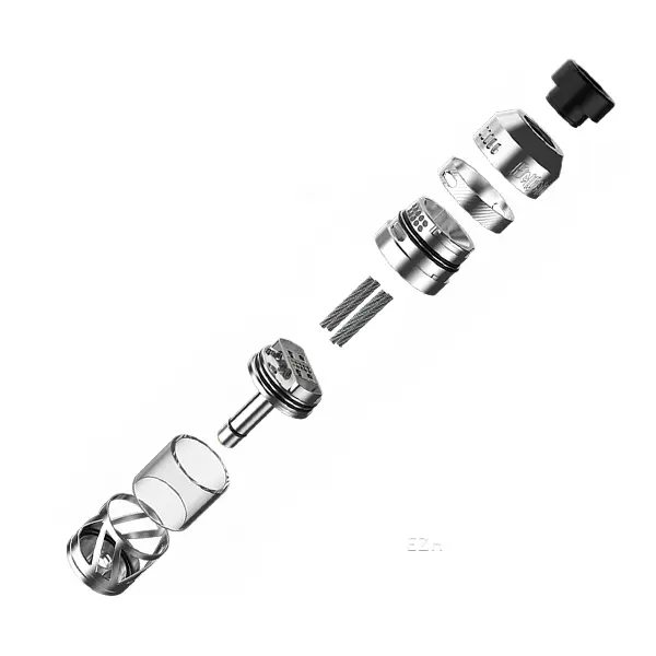 source667923.jpg Hellvape Helheim S RDTA Selbstwickler-Tank in Silber – Explosionszeichnung aller Einzelteile
