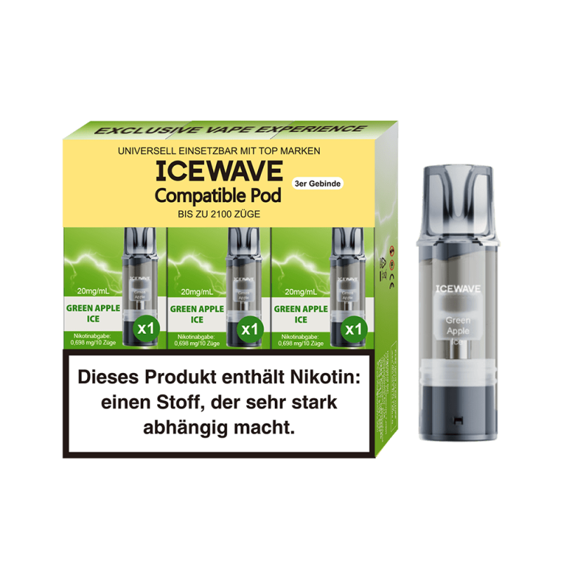 Icewave Prefilled Pod - Green Apple Ice