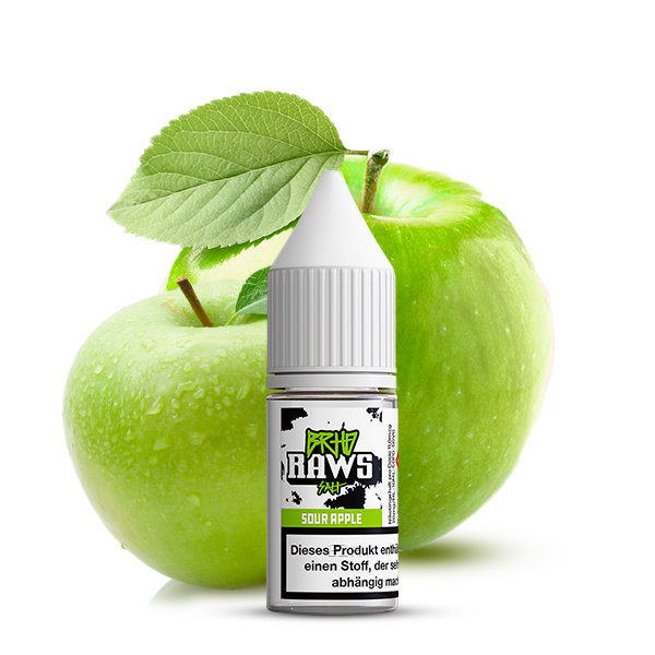 Raws Sour Apple - 10ml Nikotinsalz-Liquid