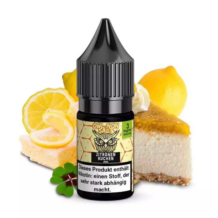 OWL Non-Salt - Zitronenkuchen - 10ml Liquid