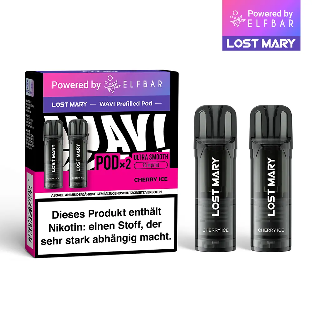 2x Lost Mary Wavi Pod - Cherry Ice