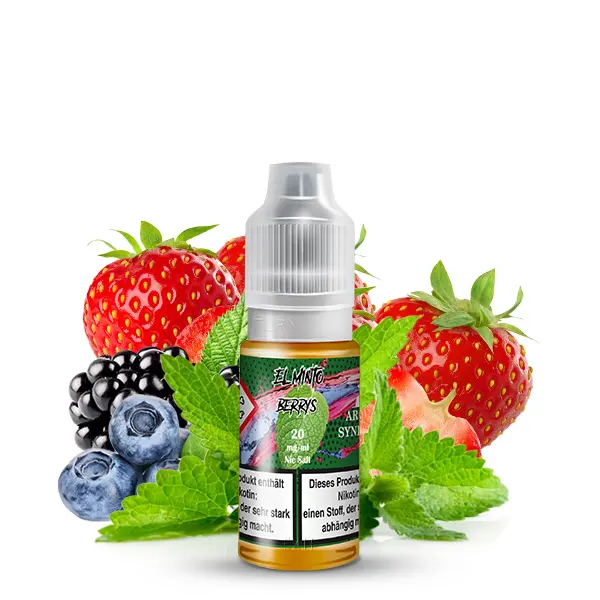 El Minto Berrys - 10ml Nikotinsalz-Liquid 20mg/ml