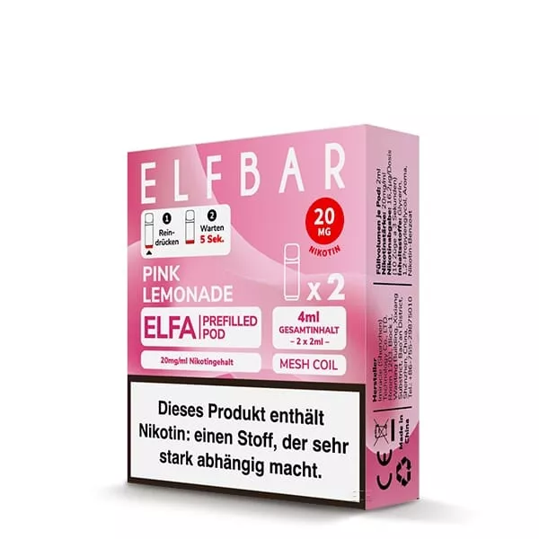 Elfbar Elfa Pods 20mg/ml - alle Sorten im 2er Pack Elfbar Elfa Pods 20mg/ml - alle Sorten im 2er Pack