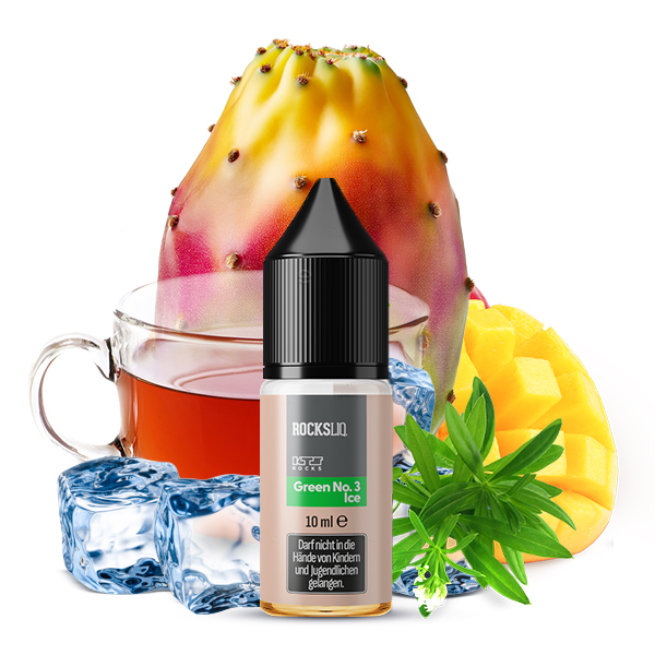 Rocksliq - Green No.3 Ice - 10ml Nikotinsalz-Liquid