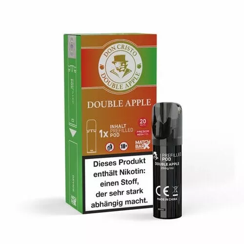 Don Cristo Prefilled Pod - Double Apple - 20mg/ml
