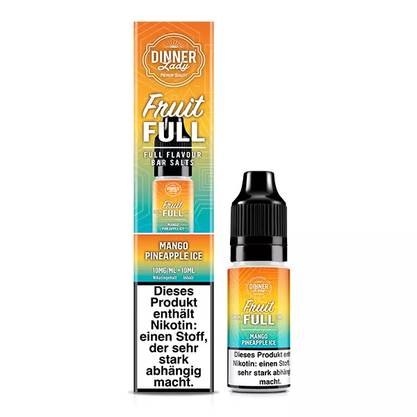 Fruit Full - Mango Pineapple Ice - 10ml Nikotinsalz-Liquid