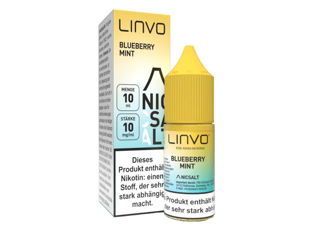 Linvo_Nicsalt_Blueberry-Mint_10mg_1000x750.png Linvo - Blueberry Mint - 10ml Nikotinsalz-Liquid