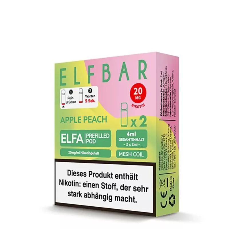 Elfbar Elfa Pods 20mg/ml - alle Sorten im 2er Pack Elfbar Elfa Pods 20mg/ml - alle Sorten im 2er Pack