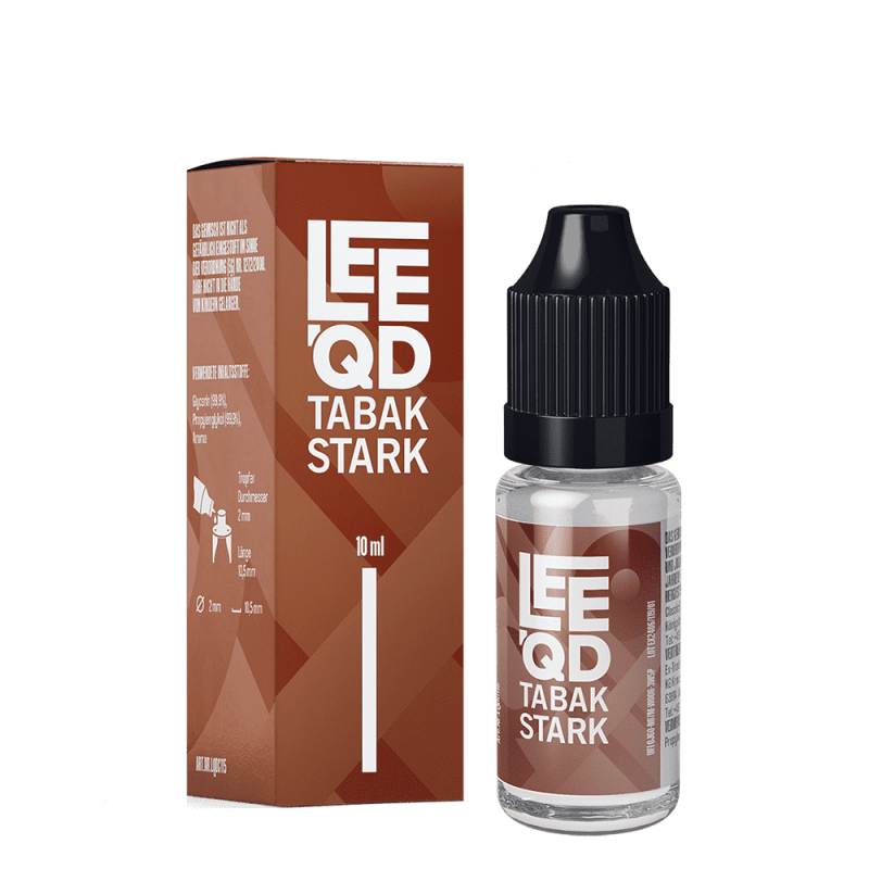 LEEQD - Tobacco Tabak stark - 10ml Liquid