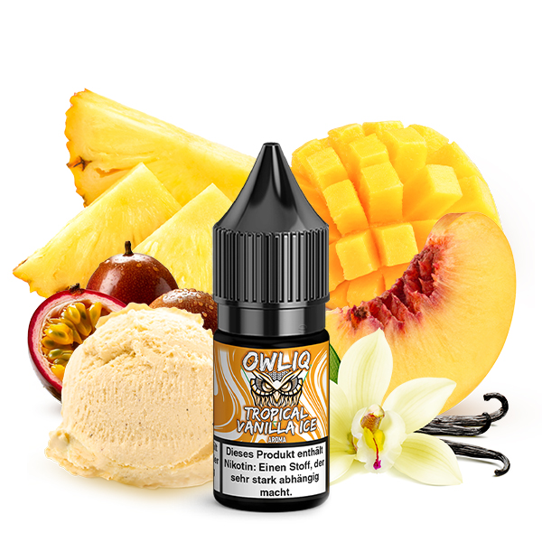 Owliq - Tropical Vanilla Ice - 10ml Nikotinsalz-Liquid