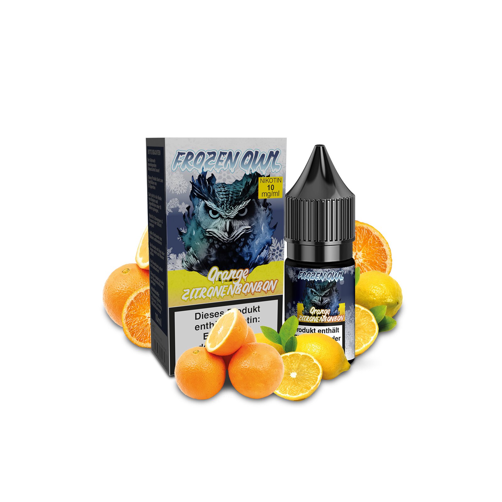 Orange Zitronenbonbon - 10ml Nikotinsalz-Liquid 
