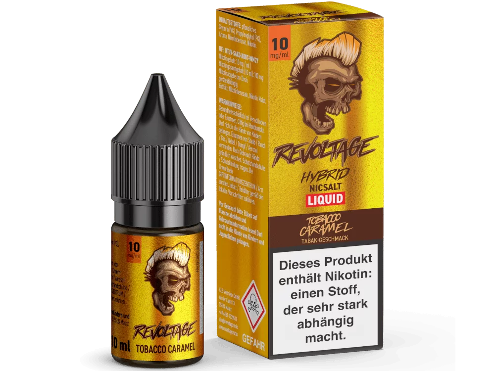 Tobacco Caramel - 10ml Hybrid-Nikotinsalz Liquid