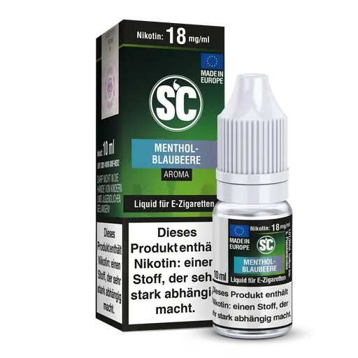 Menthol-Blaubeere - 10ml Liquid