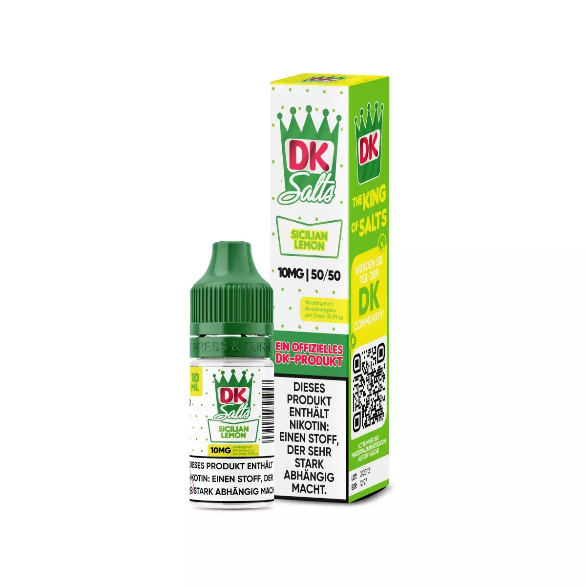 DK Salze - Sicilian Lemon - 10ml Nikotinsalz Liquid