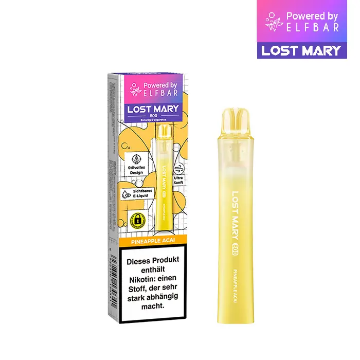 Lost Mary - 800 Einweg E-Zigarette - Pineapple Acai