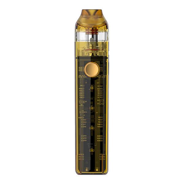 Nevoks Feelin C1 Pod Kit E-Zigarette in Gold-Transparent, schlankes Stiftformat mit Pod oben