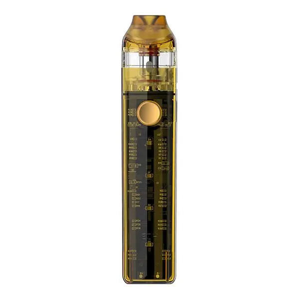 Nevoks Feelin C1 Pod Kit E-Zigarette in Gold-Transparent, schlankes Stiftformat mit Pod oben