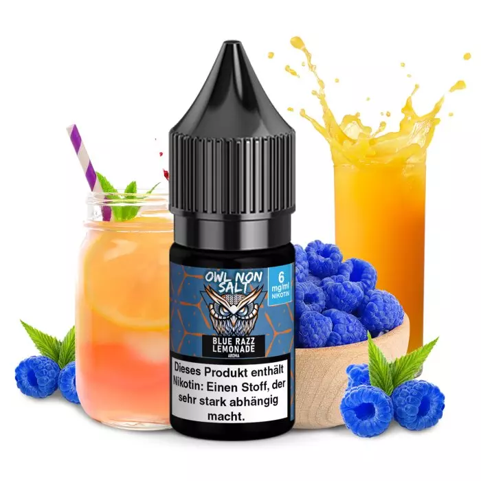 OWL Non-Salt - Blue Razz Lemonade - 10ml Liquid