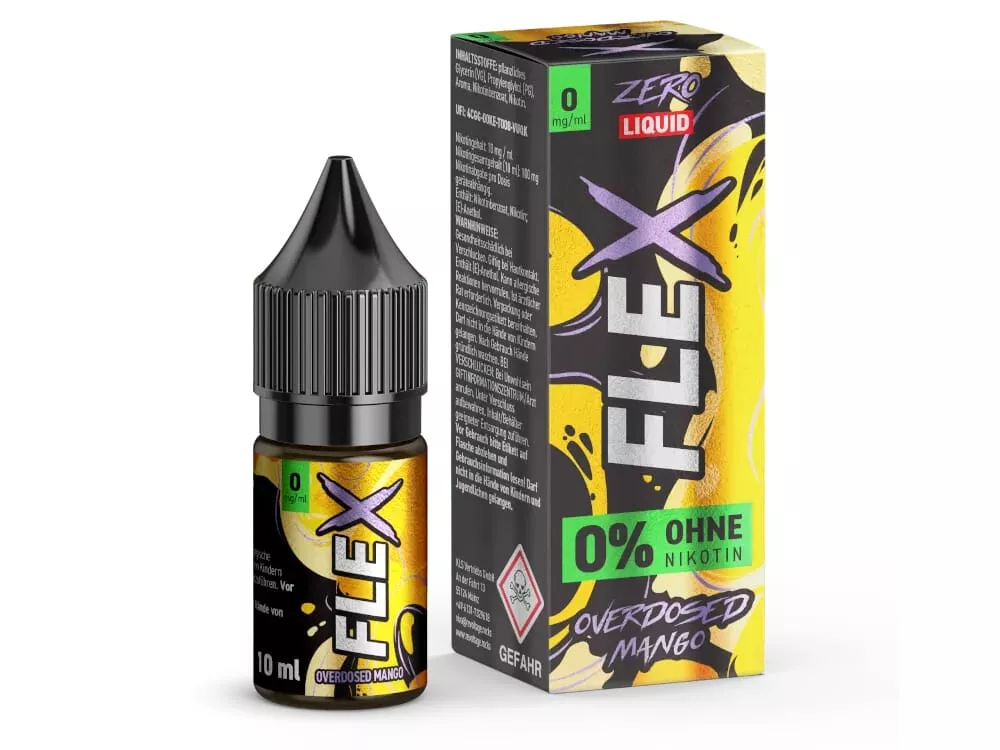 Flex - Overdosed Mango 10ml Nikotinsalz-Liquid Flex - Overdosed Mango 10ml Nikotinsalz-Liquid