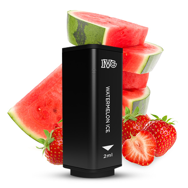 2x IVG 2400 4 Pod System Prefilled Pod - Strawberry Watermelon 20mg/ml