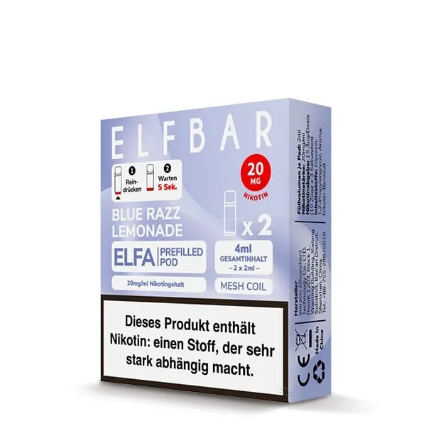 Elfbar Elfa Pods 20mg/ml - alle Sorten im 2er Pack Elfbar Elfa Pods 20mg/ml - alle Sorten im 2er Pack
