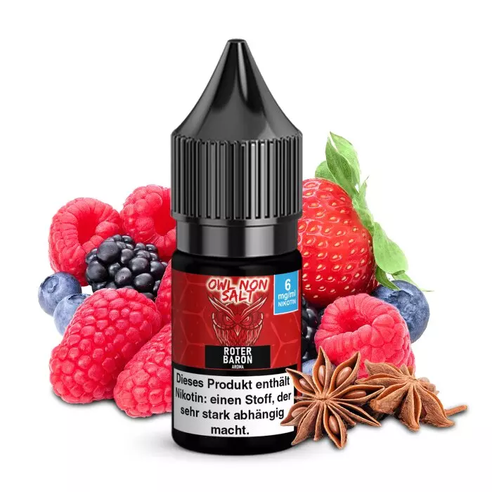 OWL Non-Salt - Roter Baron - 10ml Liquid