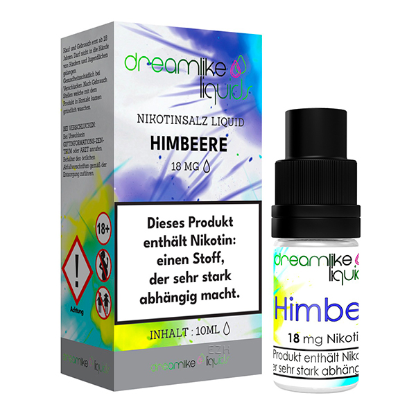 Himbeer - 10ml Nikotinsalz-Liquid