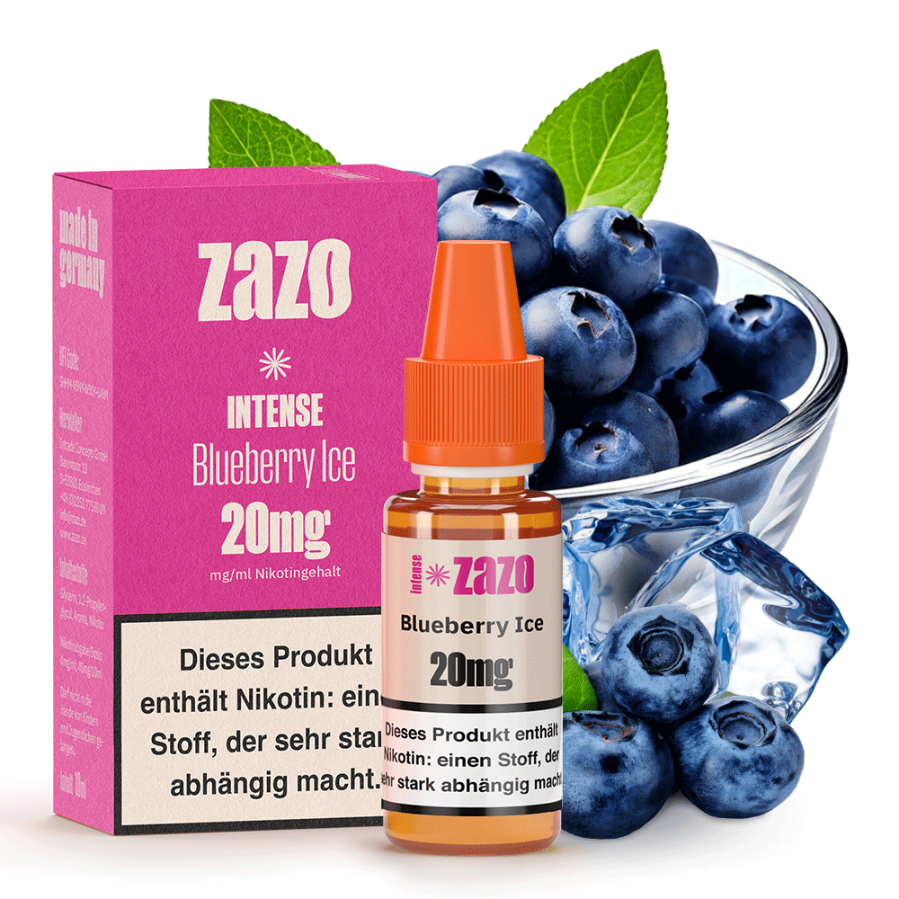 Intense - Blueberry Ice - 10ml Nikotinsalz-Liquid