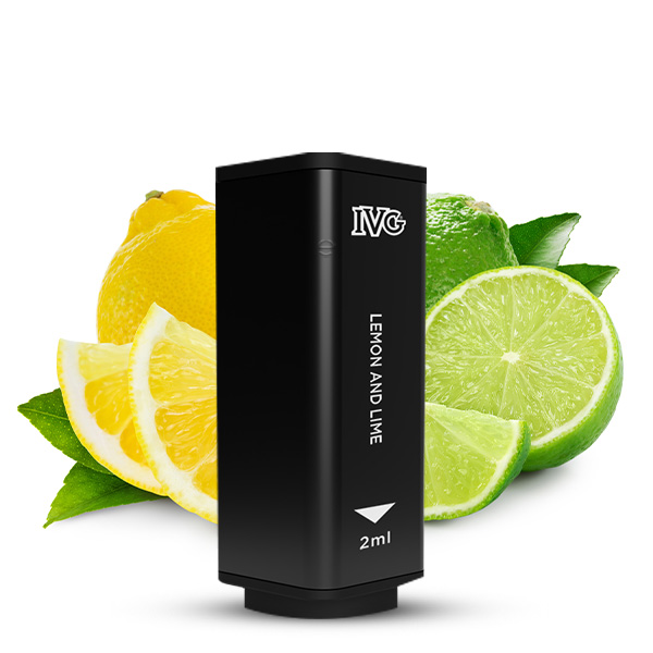 2x IVG 2400 4 Pod System Prefilled Pod - Lemon Lime 20mg/ml