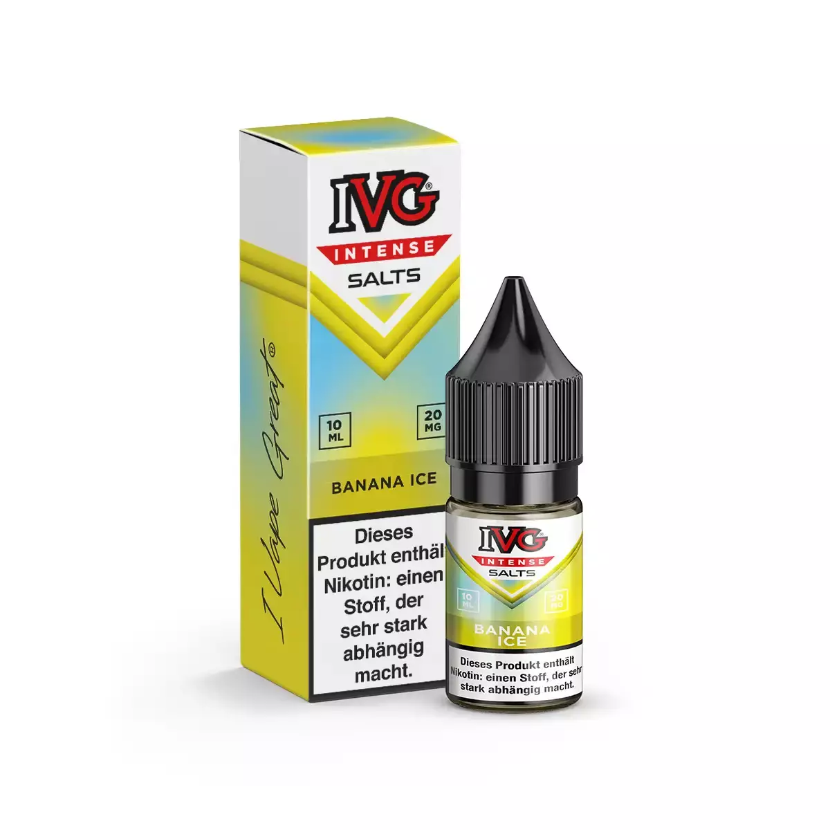 Intense Salts - Banana Ice - 10ml Nikotinsalz-Liquid