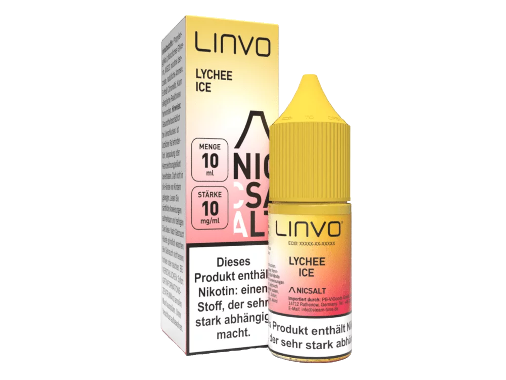 Linvo - Lychee Ice - 10ml Nikotinsalz Liquid Linvo - Lychee Ice - 10ml Nikotinsalz Liquid