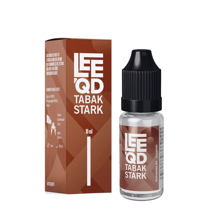 LEEQD - Tobacco Tabak stark - 10ml Liquid