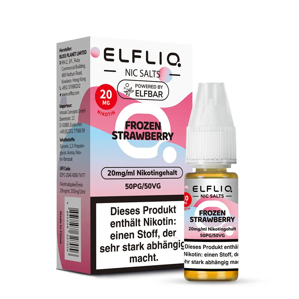 frozen-strawberry-4.jpg Elfliq Frozen Strawberry - 10ml Nikotinsalz-Liquid