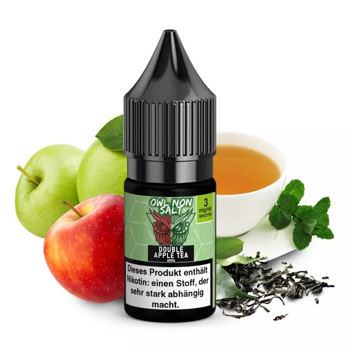OWL Non-Salt - Double Apple Tea - 10ml Liquid