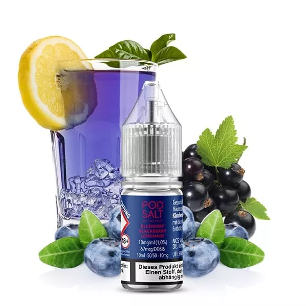PodSalt - Xtra Blueberry Blackberry Lemonade - 10ml Nikotinsalz-Liquid