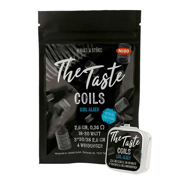 The Taste - Coils - NI80 RDL Alien 0.36 Ohm