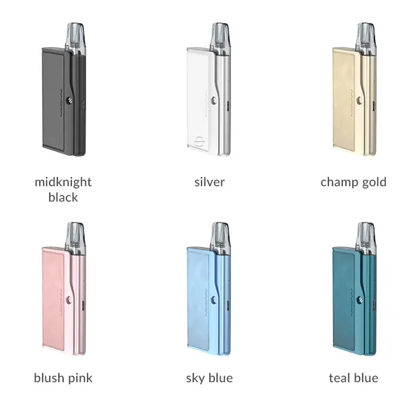 innokin-ez-leva-combo-kit-7.jpg Innokin EZ Leva Combo Kit Farbübersicht: Midnight Black, Silver, Champ Gold, Blush Pink, Sky Blue, Teal Blue