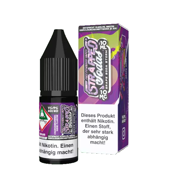 Grape Soda Storm 10ml Nikotinsalz-Liquid